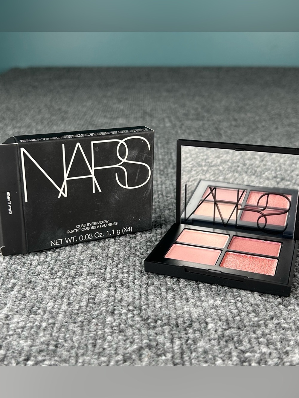 NARS Quad Eyeshadow Palette in KUALA LUMPUR .03 oz/1.1 g x 4 NIB Stunning Colors